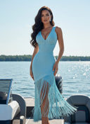 Aurora Fringe Bandage Dress