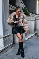 Luxury Multitone Fox Fur Jacket