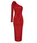 Abito midi con paillettes 