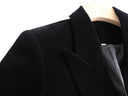 BLAZER DOPPIOPETTO IN VELLUTO NERO 