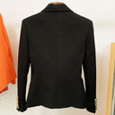 Double Breasted Blazer in Black