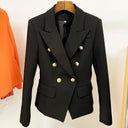 Double Breasted Blazer in Black