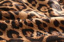 BLAZER CRUZADO DE PIEL LEOPARDO 