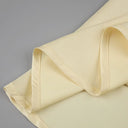 Butter Yellow Corset Satin Maxi Dress