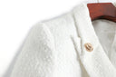 BLAZER DOPPIOPETTO IN TWEED BIANCO 
