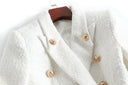 BLAZER DOPPIOPETTO IN TWEED BIANCO 