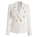 BLAZER DOPPIOPETTO IN TWEED BIANCO 
