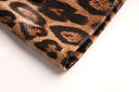 BLAZER CRUZADO DE PIEL LEOPARDO 