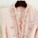 BLAZER IN TWEED ROSA 