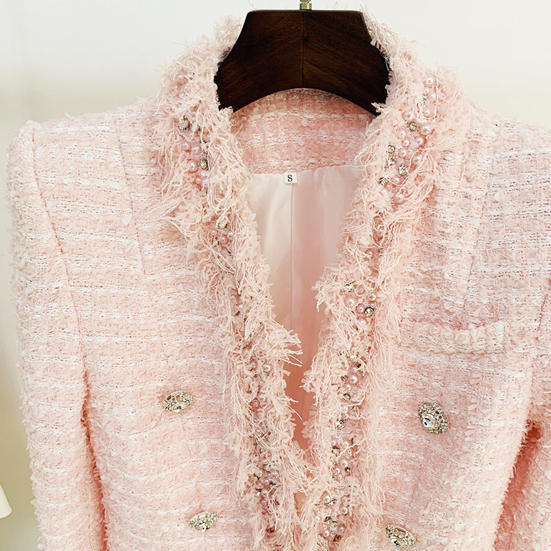BLAZER IN TWEED ROSA 
