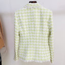 BLAZER IN TWEED VERDE/BIANCO 