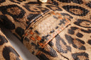 BLAZER CRUZADO DE PIEL LEOPARDO 
