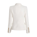 BLAZER DOPPIOPETTO IN TWEED BIANCO 