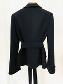 BLAZER CON CINTURA CON DIAMANTI SWAROVSKI