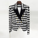 Julia Black & White Blazer