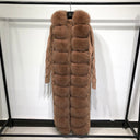 Fox Fur Cashmere/Knit Cardigan in brown