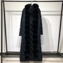 Fox Fur Cashmere/Knit Cardigan in black