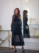 Abito in pizzo patchwork Kloé 