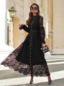 Abito in pizzo patchwork Hanna 