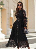 Abito in pizzo patchwork Hanna 