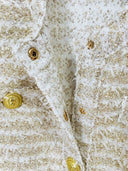 BLAZER DOPPIOPETTO IN TWEED DORATO 