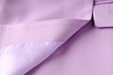 Set gonna due pezzi color lavanda