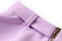 Set gonna due pezzi color lavanda