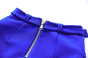 Set gonna due pezzi in blu reale