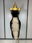 Monochrome Muse Bandage Dress