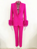 Barbara Fuchsia Two-Piece Set