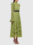 Vestido de encaje con patchwork Heidi 