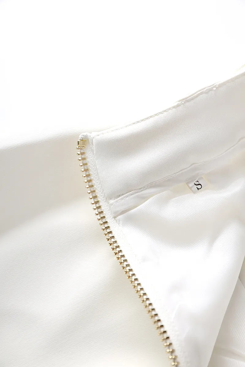Set gonna due pezzi in bianco e nero