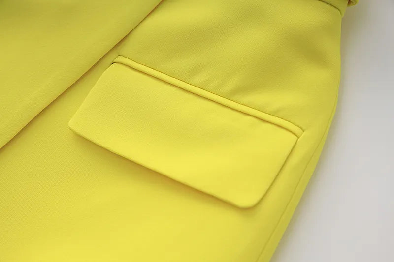 Conjunto Falda Dos Piezas en Amarillo
