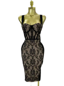 Camisole Lace Backless Evening Party Dress – Original Design