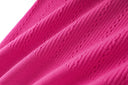 Top de lana de manga larga Sia en fucsia