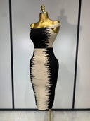 Monochrome Muse Bandage Dress
