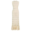 Luxury Elastic Knit Round Neck Sleeveless Slim Fit Dress