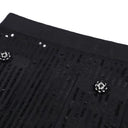 Luxury Sequin Knit Diamond Button Cardigan & Slim Fit Pencil Skirt Set