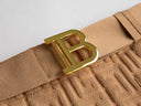 Set gonna retrò in due pezzi in beige