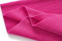 Top de lana de manga larga Sia en fucsia