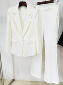 White Two-Piece with Pearls