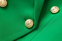 Set gonna due pezzi in verde