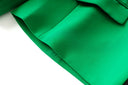 Set gonna due pezzi in verde