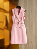 Abito blazer Paola in rosa 