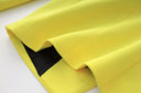 Set gonna due pezzi in giallo