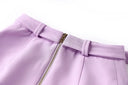 Set gonna due pezzi color lavanda