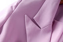 Set gonna due pezzi color lavanda