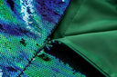 Set due pezzi con paillettes Larissa in verde 