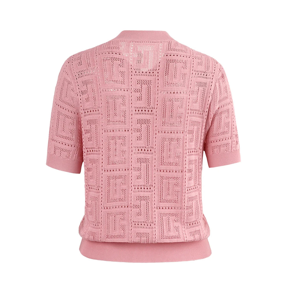 Jersey de lana de manga corta Haya