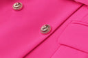 Abito blazer Paola in fucsia/verde 